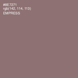 #8E7271 - Empress Color Image