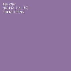 #8E729F - Trendy Pink Color Image