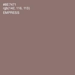 #8E7471 - Empress Color Image