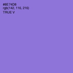 #8E74D8 - True V Color Image