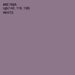 #8E768A - Mountbatten Pink Color Image