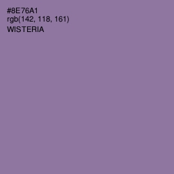 #8E76A1 - Wisteria Color Image