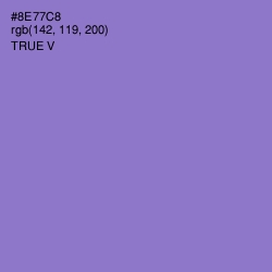 #8E77C8 - True V Color Image