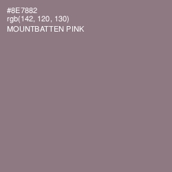 #8E7882 - Mountbatten Pink Color Image
