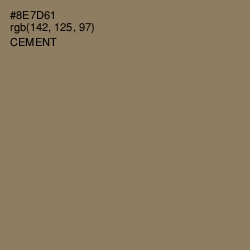 #8E7D61 - Cement Color Image