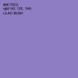 #8E7DC2 - Lilac Bush Color Image