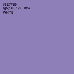 #8E7FB9 - Lavender Purple Color Image