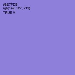 #8E7FDB - True V Color Image