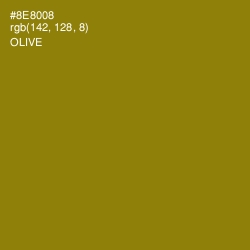 #8E8008 - Olive Color Image