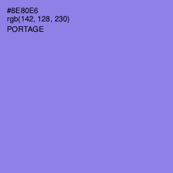 #8E80E6 - Portage Color Image
