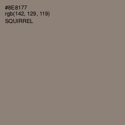 #8E8177 - Squirrel Color Image