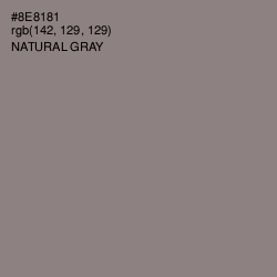 #8E8181 - Natural Gray Color Image