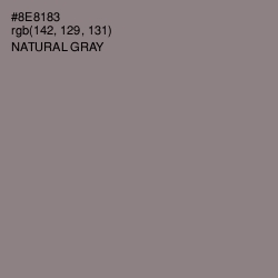 #8E8183 - Natural Gray Color Image