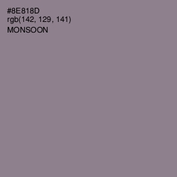 #8E818D - Monsoon Color Image