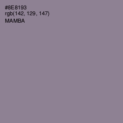 #8E8193 - Mamba Color Image