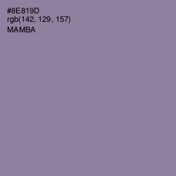 #8E819D - Mamba Color Image