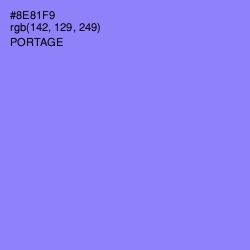 #8E81F9 - Portage Color Image