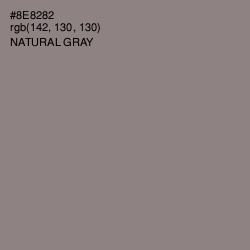 #8E8282 - Natural Gray Color Image