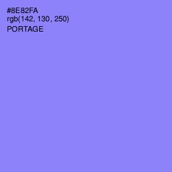 #8E82FA - Portage Color Image