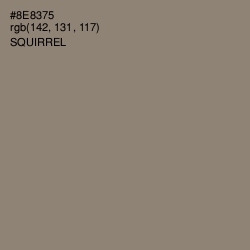 #8E8375 - Squirrel Color Image