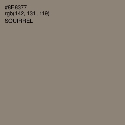 #8E8377 - Squirrel Color Image