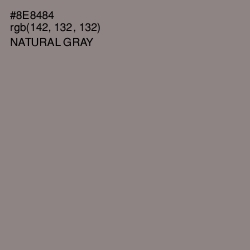 #8E8484 - Natural Gray Color Image