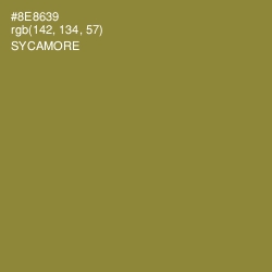 #8E8639 - Sycamore Color Image
