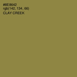 #8E8642 - Clay Creek Color Image