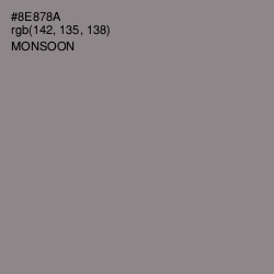 #8E878A - Monsoon Color Image