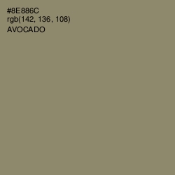 #8E886C - Avocado Color Image