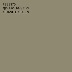 #8E8970 - Granite Green Color Image