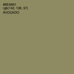 #8E8A61 - Avocado Color Image