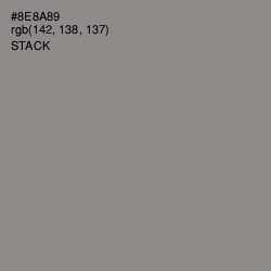 #8E8A89 - Stack Color Image