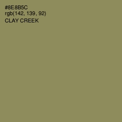 #8E8B5C - Clay Creek Color Image
