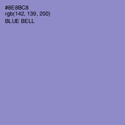 #8E8BC8 - Blue Bell Color Image