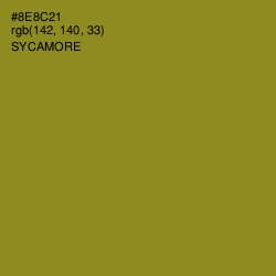 #8E8C21 - Sycamore Color Image