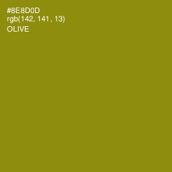 #8E8D0D - Olive Color Image