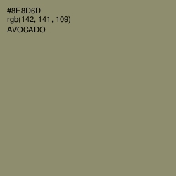 #8E8D6D - Avocado Color Image