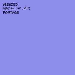 #8E8DED - Portage Color Image
