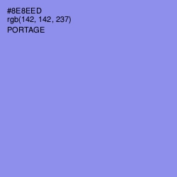 #8E8EED - Portage Color Image