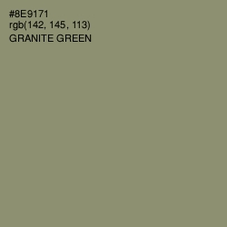 #8E9171 - Granite Green Color Image