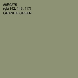 #8E9275 - Granite Green Color Image