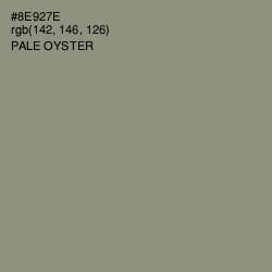 #8E927E - Pale Oyster Color Image