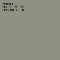 #8E9283 - Spanish Green Color Image