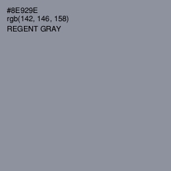 #8E929E - Regent Gray Color Image