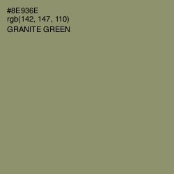 #8E936E - Granite Green Color Image