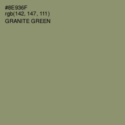 #8E936F - Granite Green Color Image