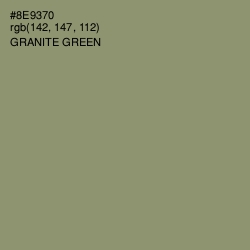#8E9370 - Granite Green Color Image