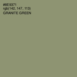 #8E9371 - Granite Green Color Image