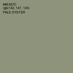 #8E937C - Pale Oyster Color Image